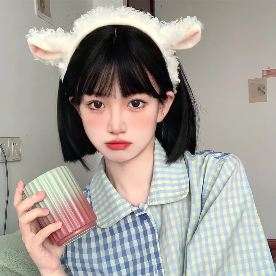 双眼凝视